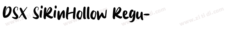 DSX SiRinHollow Regu字体转换
